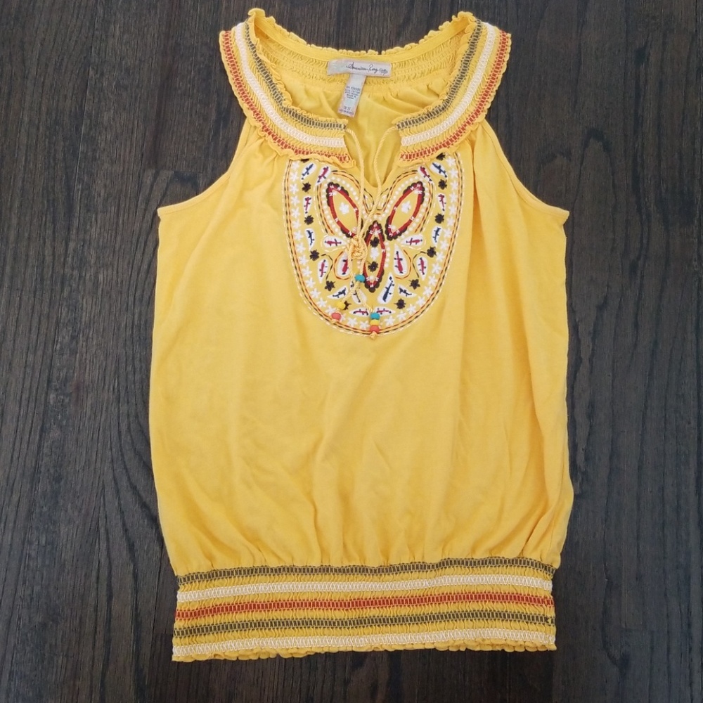 American Rag Embroided  Halter Top - Picture 2 of 6
